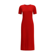 Fendi Red Cotton Casual Dress