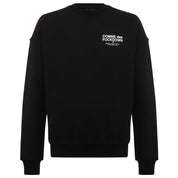 Comme Des Fuckdown Black Cotton Men's Crewneck Sweater