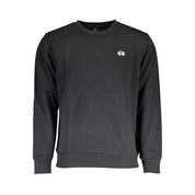 La Martina Black Cotton Sweater