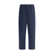 Prada Blue Cotton Casual Pants