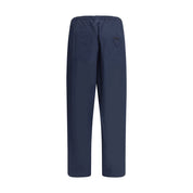 Prada Blue Cotton Casual Pants