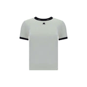 Courrèges White Cotton T-Shirt