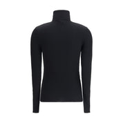 Wolford Black Fleece Wool Turtleneck