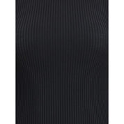 Wolford Black Fleece Wool Turtleneck