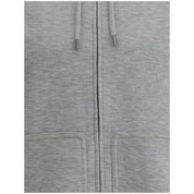 Brunello Cucinelli Gray Cotton Hoodie