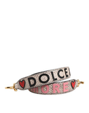 Dolce & Gabbana Multicolor DG AMORE Patch Bag Accessory Shoulder Strap