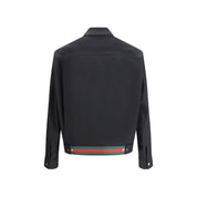 Gucci Black Cotton Shell Jacket