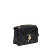 Versace Black Calf Leather Bos Taurus Shoulder Bag