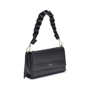 Coccinelle Black Calf Leather Bos Taurus Shoulder Bag
