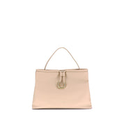 Coccinelle Cream Calf Leather Bos Taurus Handbag