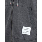 Thom Browne Gray Cotton Sweatshirt