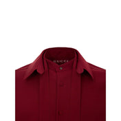 Gucci Bordeaux Wool Shirt