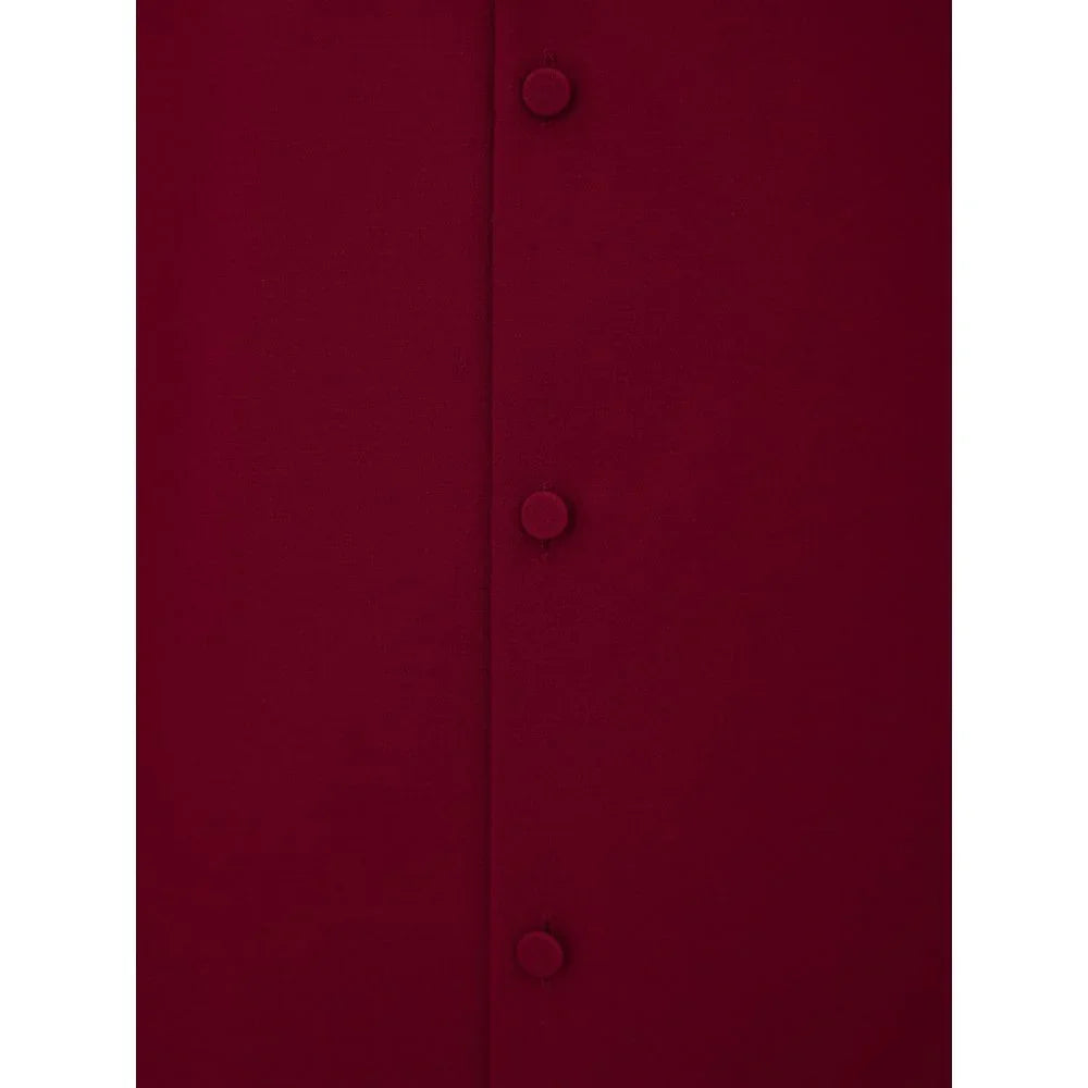 Gucci Bordeaux Wool Shirt