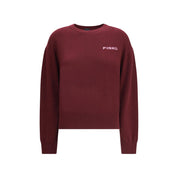 PINKO Bordeaux Wool Sweatshirt