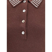 PINKO Brown Nylon Sweatshirt