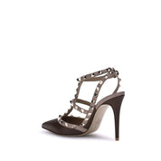 Valentino Garavani Black Calf Leather Bos Taurus Pumps