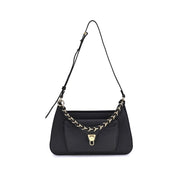 Coccinelle Black Calf Leather Bos Taurus Shoulder Bag