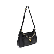 Coccinelle Black Calf Leather Bos Taurus Shoulder Bag
