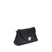 Coccinelle Black Calf Leather Bos Taurus Shoulder Bag