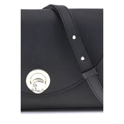 Coccinelle Black Calf Leather Bos Taurus Shoulder Bag