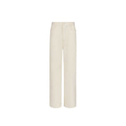 Dior White Cashmere Chino Pants