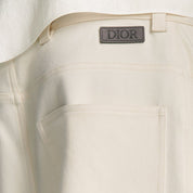 Dior White Cashmere Chino Pants