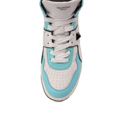 Valentino Garavani White Calfskin High Top Sneakers