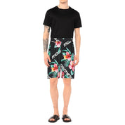 Moschino Couture Black Silk Short And Mini Shorts