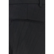 Valentino Black Nylon Bermuda Shorts