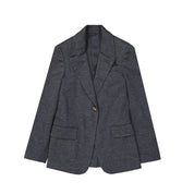 Brunello Cucinelli Gray Wool Blazer