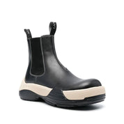 Lanvin Black Calfskin Chelsea Boots