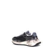 Dsquared² Black Calf Leather Bos Taurus Athletic Sneakers