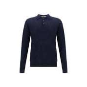 Golden Goose Blue Fleece Wool Shirt