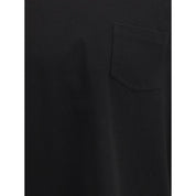 Sacai Black Cotton T-Shirt