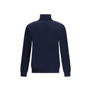 Valentino Blue Fleece Wool Turtleneck