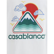 Casablanca White Cotton T-Shirt