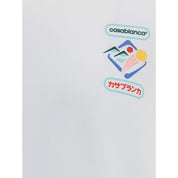 Casablanca White Cotton T-Shirt