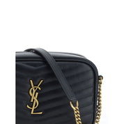 Saint Laurent Black Calf Leather Bos Taurus Shoulder Bag