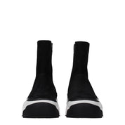 Kenzo Black Leather Ankle Boots