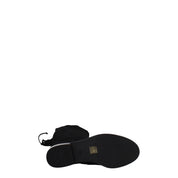 Stuart Weitzman Black Leather Over The Knee