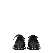 Stuart Weitzman Black Leather Oxfords And Derbies