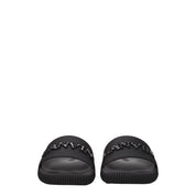Lanvin Black Cotton Slippers