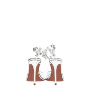 Amina Muaddi Transparent Pvc High Heel Pumps