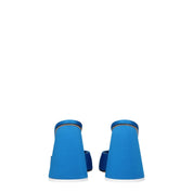 The Attico Light Blue Satin Platform Sandals