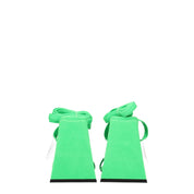 The Attico Transparent Leather Flat Sandals