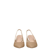 Stuart Weitzman Beige Leather High Heel Pumps