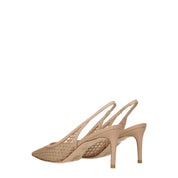 Stuart Weitzman Beige Leather High Heel Pumps