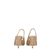Stuart Weitzman Beige Leather High Heel Pumps