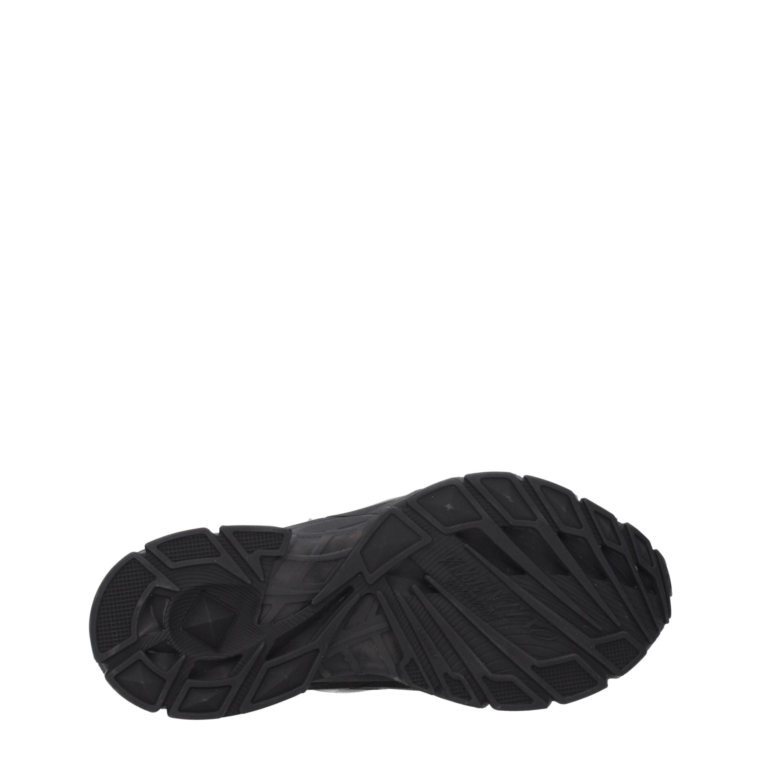 Valentino Garavani Black Fabric Athletic Sneakers