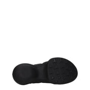 Givenchy Black Fabric Slip-On Loafers
